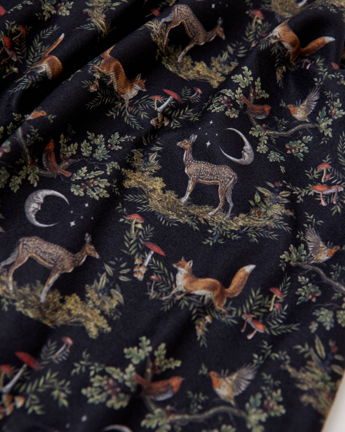 A Night's Tale - Midnight Woodland Scene - Heavyweight Scarf