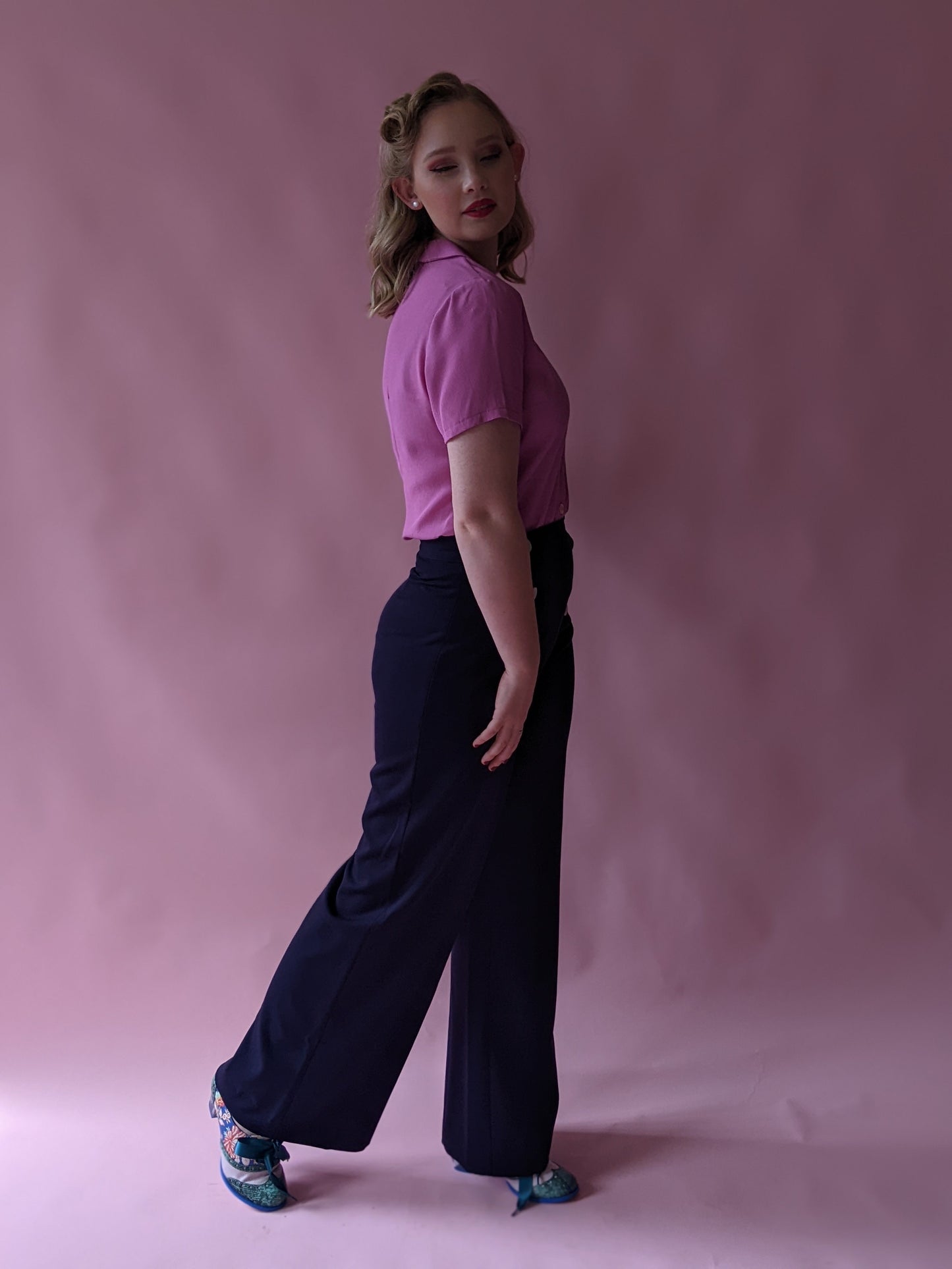 30's Sailor pants by the House of Foxy Side view